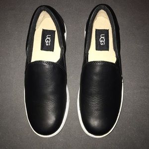 UGG Kitlyn Leather Slip-on Sneakers